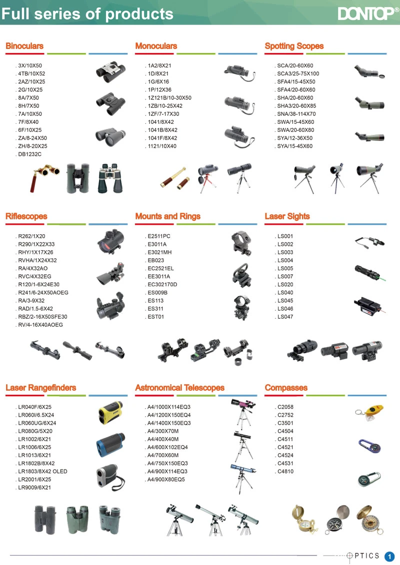 Hot Sale Dontop 15-45X60 Zoom Spotting Scope