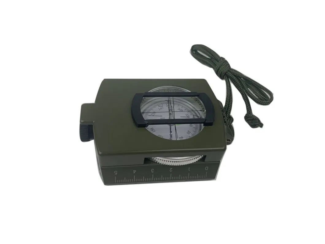 High Precision American Style Mil-Std Multifunctional Zinc Metal Marching Lensatic Compass (ES-K4580)